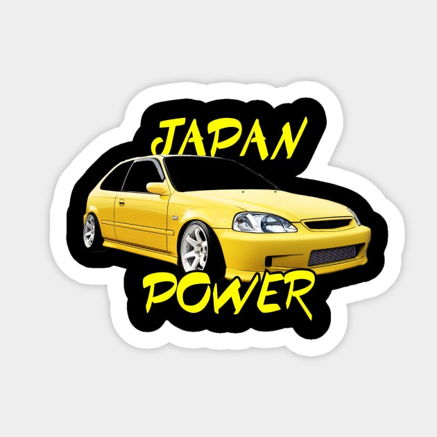 Honda Civic Japan Power Sticker by AdriaStore1
